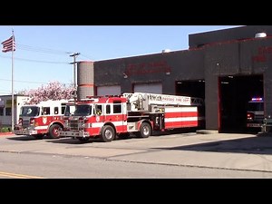 Passaic Fire Department Spare Ladder 3 Engine 3 And Engine 2 Responding 4-24-19