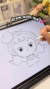 How to Sketch Portraits on iPad – Digital Art in Procreate #procreatebrushes #applepencil