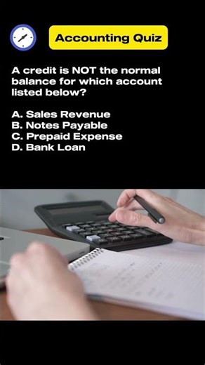 A credit is not the normal balance for which account? #finance #accounting #accountant
