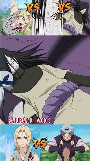 🥵🥶Tsunade Vs Orochimaru🎯💥| Naruto | Rajuranju Voice |