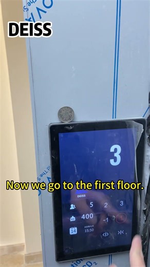 Elevator installation acceptance | Coin stability test, reliable quality for projects✨ #homelift