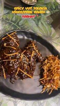 Vut jolokia chicken wings and pork ramen at jorhat #minivlog #assamesevlog #jorhat #explorepage