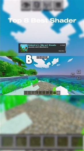 Top 8 Best Shaders: Extended Edition #minecraftpemods #capcutedit @DakuGaming6327