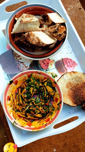 Roasted Yam and Ugba sauce 😋 #food #yam #ugba #roastedyam #roasted #sauce #cooking #reels #reelsvideo #ugbasauce | Neche's View