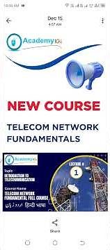 Telecom Network Fundamentals Course | Telecom for Beginners | Free Telecom Course