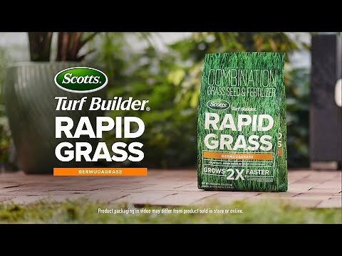 How To Use Scotts® Turf Builder® Rapid Grass Bermudagrass