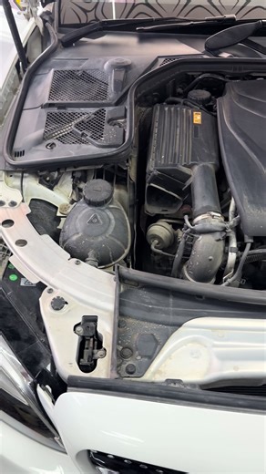 Your one stop shop for any car and every car. Mercedes C180 engine degrease and cleaned #mercedesbenz #C180 #cardetailing #ceramiccoating #foryoupage