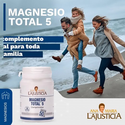 ¿Has probado el Magnesio Total 5️⃣⁉️ Contiene 5 fuentes de magnesio de fácil absorción y elevada biodisponibilidad, por lo que ¡enseguida notarás sus beneficios! * Indicado a partir de los 12 años 👪 | Ana Maria Lajusticia