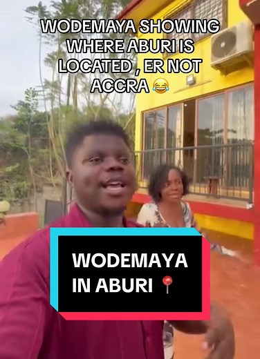 Wodemaya telling the world where Aburi is located . Since a lot of people get it wrong thinking Aburi is part of Accra, Aburi is in the Eastern Region of Ghana . The entrace ✅ Follow for more updates as we discover the heaven on earth #aburimayor #aburiwedey #discoveraburi #ghanabronikrom #princenacad #aburimountains #wodemaya #travel #cactuscreek #ksm #ksmshow