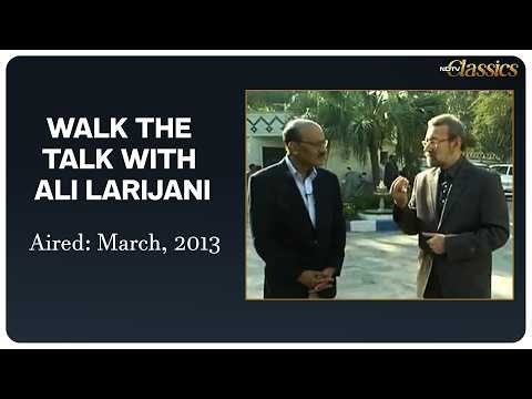What Ali Larijani Said On NDTV Walk The Talk In 2013 On Iran's Nuclear Ambitions