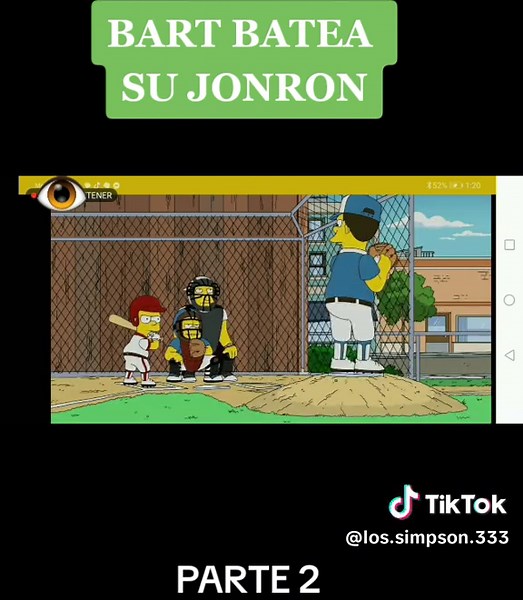 Bart Simpson: El Rey del Béisbol y sus Travesuras en Los Simpsons
