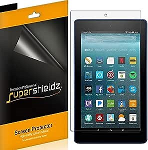 Supershieldz (3 Pack) Anti Glare and Anti Fingerprint (Matte) Screen Protector Designed for Fire HD 8 Tablet 8 inch (8th and 7th Generation Only, 2018 and 2017 release)