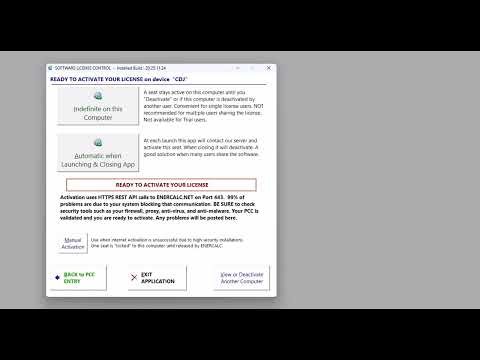 Installation & Activation - Activation Types