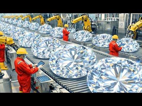 Inside the U.S. Diamond Factory: From Raw Carbon into Billion Dollar Natural Diamonds (Full Process)