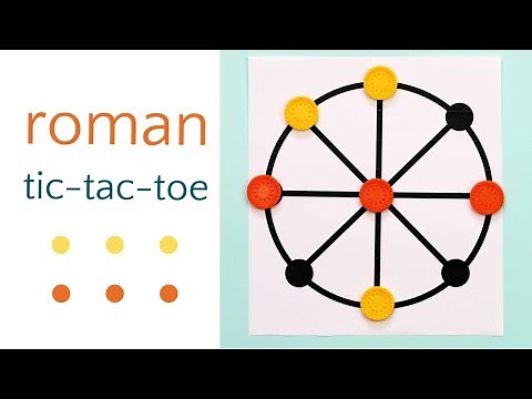 How to Play Roman Tic Tac Toe (Roma or Terni lapilli)