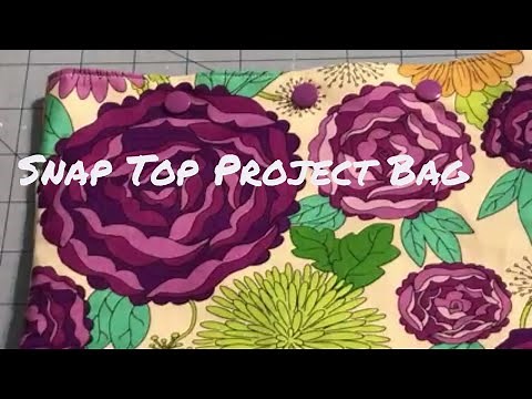 Sew With Me - Snap Closure Project Bag