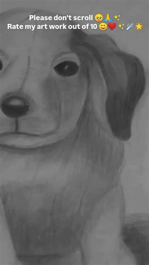 Cute puppy 🥰😘🌟☄️❤️✨ Rate my art work out of 10 😊✨💫#shorts #art #dog #love #youtube #youtubeshorts