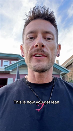 Secret To Get Lean #lean #fitnessjourney #mindset #selfimprovement #fitdad