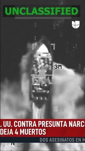 Nuevo ataque de EEUU a supuesta 'narcolancha' en el Pacífico deja cuatro muertos
