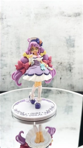 トロピカル～ジュ！プリキュア キューティーフィギュア 2．キュアコーラル 回転レビュー #bandai #プリキュア #トロピカルージュプリキュア #キューティーフィギュア
