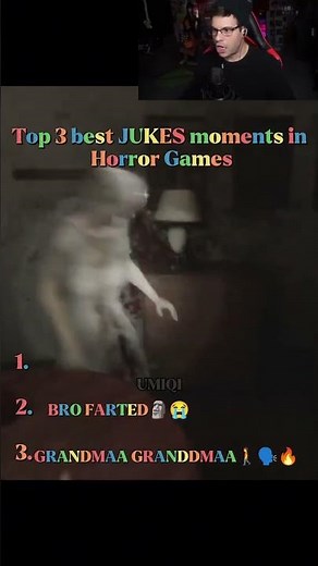 TOP 3 FUNNIEST JUKES IN HORROR GAMES ( I can't stop laughing😂 )
