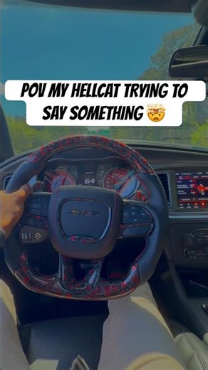 I’m trying to figure out what my hellcat trying to say 😳 … #hellcat #dodge #automobile #fyp #reels