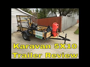 Karavan Trailer Review & Modifications for Lawncare Business by ‪@GettinJunkDone‬