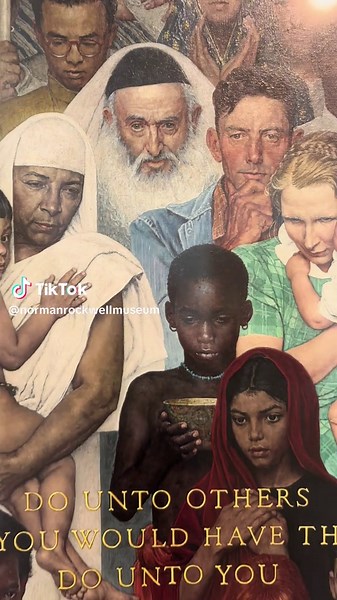 Explore Tolerance in Rockwell's 'Golden Rule' Mosaic