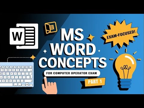 MS Word for Computer Operator Exam (Part 1) | Loksewa, PSC & Competitive Exam Preparation