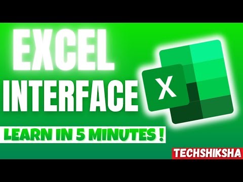 MS Excel Interface Explained 💻 | Learn Excel Basics in 5 Minutes | TechShiksha