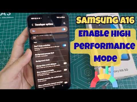 How To Enable High Performance Mode in Samsung Galaxy A16 5G - Boost Speed