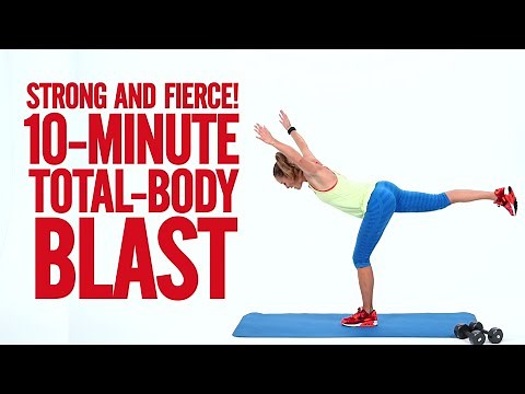 10-Minute Strong and Fierce Total-Body Blast | Class FItSugar
