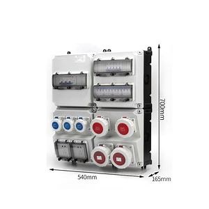 [Hot Item] Portable Power Distribution Box Indoor Plastic Power Waterproof Combination Industrial Socket Box