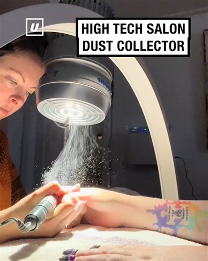 10M views · 53K reactions | This clever use of tech helps keep the air clear for everyone in the salon  | UNILAD | Facebook