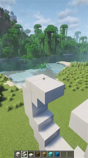 Minecraft Diamond Pickaxe Statue – Looks Insane 😨🔥