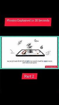 Newton's Laws of Motion: Explained in 60 Seconds 2nd part