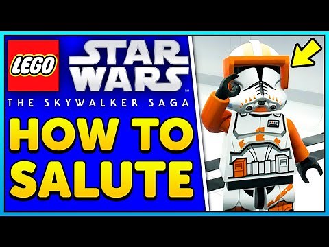 SECRET Feature! How to Salute in Lego Star Wars The Skywalker Saga!