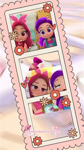 Siapa suka Red ruby and Purple Star? #rainbowbubblegem #edit #cartoon #funny #animation