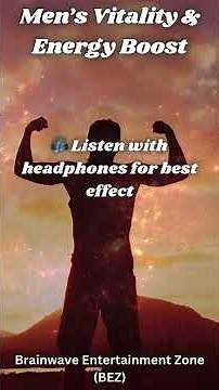 Men’s Vitality & Energy Boost Sound Therapy | 528 Hz + 111 Hz + Beta Waves | Binaural Beats Healing