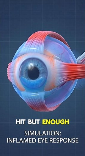 What Happens Inside Your Eye When a Rubber Band Snaps 👀 (3D Animation)