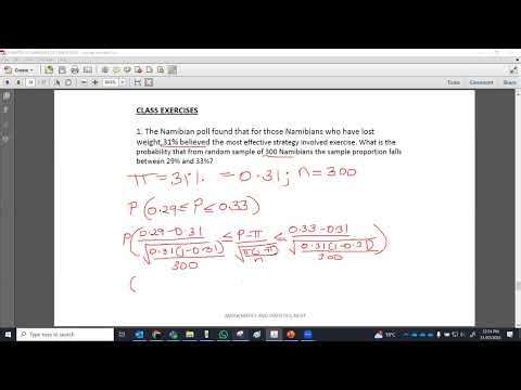 Sampling Distribution of the Sample Proportion