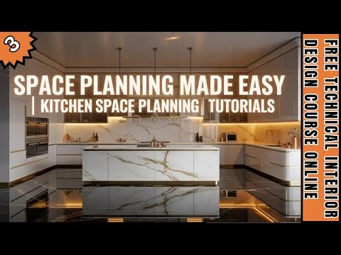 Kitchen Space Planning Made Easy: Professional Techniques with AutoCAD Practical Class-3!#kitchen