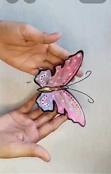 DIY Beautiful Butterfly Wall Decor from Paper || Easy Homemade 3D Butterfly Art Tutorial