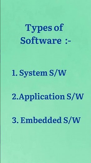 Types of Software || Software Engineering