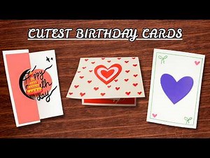 Easy DIY Birthday Card Ideas | Cute Handmade Cards Using Paper