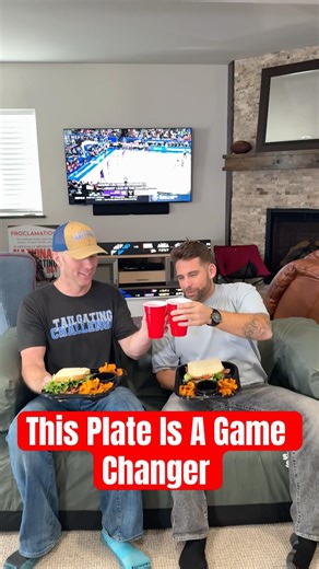 The Most Practical Game Day Invention Yet, Great Plate! #lifehack #gameday #shorts