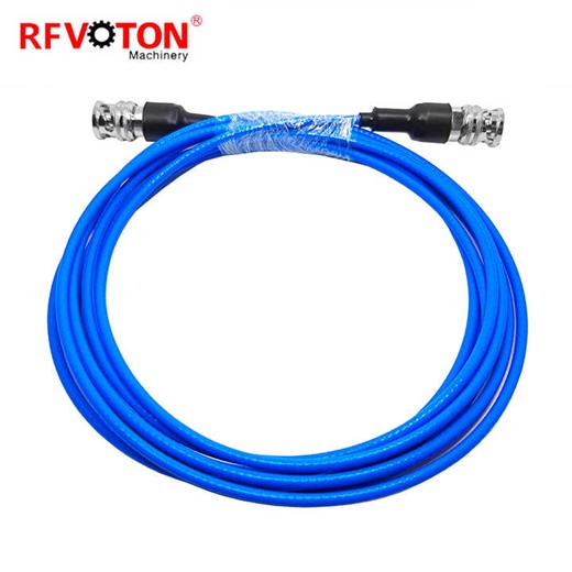 Triax 3-slot Triaxial TRB Male BNC JJ PL75-47 Double Shielded TRX316 TRX142 1553B test Leads RF Coaxial Cable Assembly