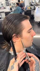 O.V Scissor Cutting Techniques Middle Part Flow #virals #ModernMullet #ElkGroveBarber #foryoupage #fyp #fypシ #MensHairstyle #SacramentoBarber #Buzzcut | TrentCuts