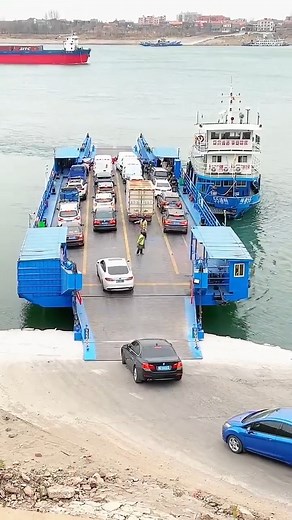 6.7K views · 84 reactions | Ferry Fully Loaded By Vehicles | Machinery Magazine | Facebook