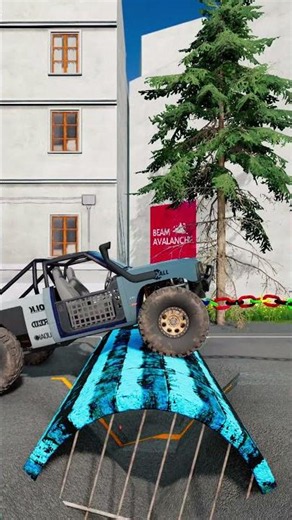 Cars, Pickups, and Truck vs Speed Bumps